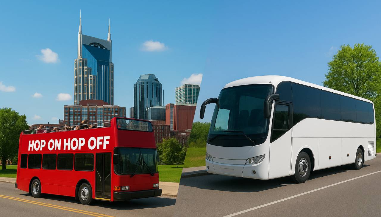Hop On Hop Off VS Guided Bus Tours: Which Is Better For Nashville?